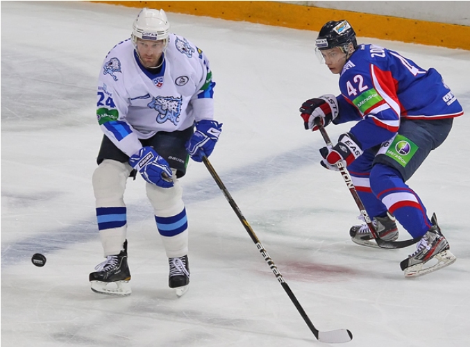 Фоторепортаж с матча плей-офф КХЛ «Металлург» Мг — «Барыс» 4:3 О.Т