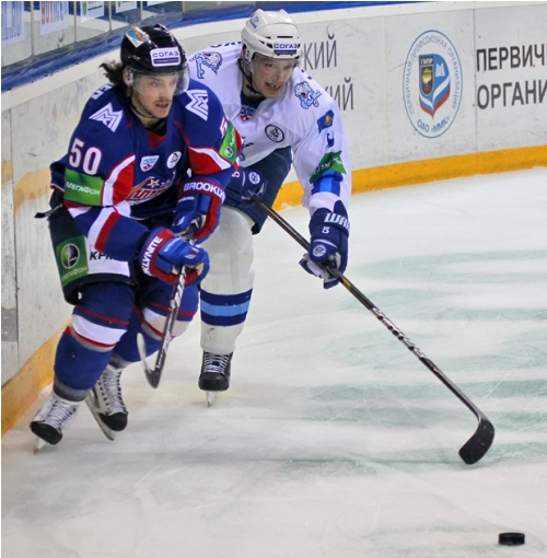 Фоторепортаж с матча плей-офф КХЛ «Металлург» Мг — «Барыс» 4:3 О.Т