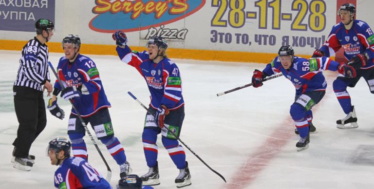 Фоторепортаж с матча плей-офф КХЛ «Барыс» — «Металлург» Магнитогорск 3:4 О.Т