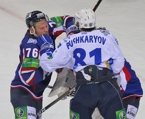 Фоторепортаж с матча плей-офф КХЛ «Барыс» — «Металлург» Магнитогорск 3:4 О.Т