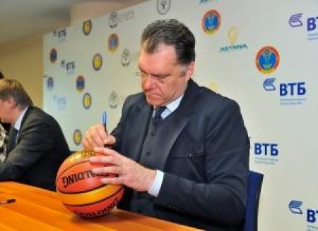 Сабонис побывал в Астане