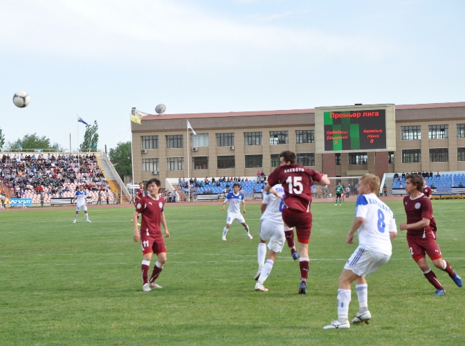 Фоторепортаж с матча 9-го тура Премьер-Лиги «Ордабасы» — «Акжайык» 2:0