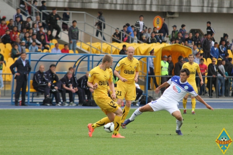 Фоторепортаж с матча 10-го тура Премьер-Лиги «Кайрат» — «Ордабасы» 1:1