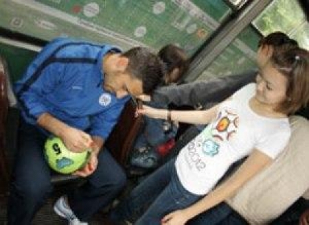 У павлодарских футбольных фанатов появился собственный трамвай