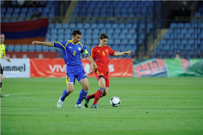 Фоторепортаж с товарищеского матча Армения — Казахстан 3:0