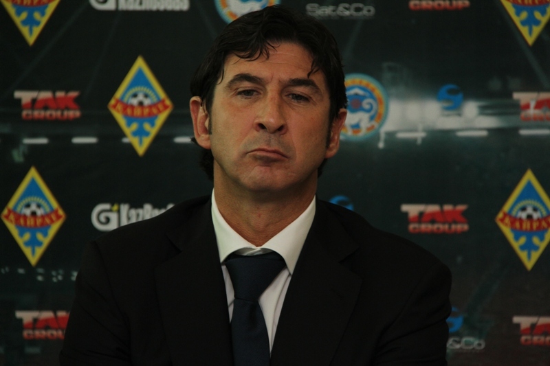 Фотоорепортаж с пресс-конференция посвященной представлению главного тренера «Кайрата» Хосе Серера