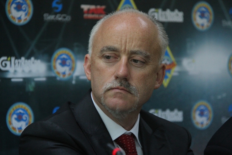 Фотоорепортаж с пресс-конференция посвященной представлению главного тренера «Кайрата» Хосе Серера