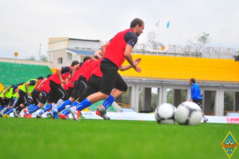 Фоторепортаж с открытой тренировки ФК «Кайрат»