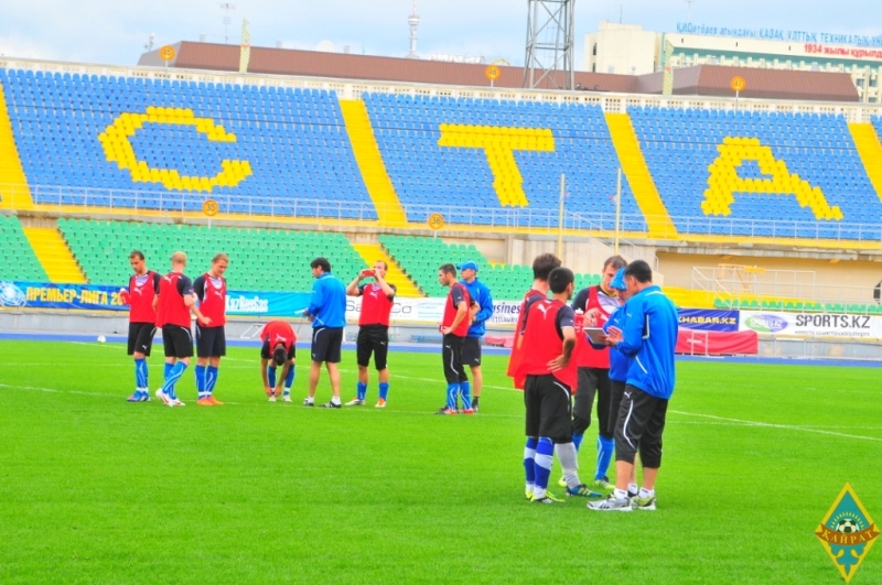 Фоторепортаж с открытой тренировки ФК «Кайрат»