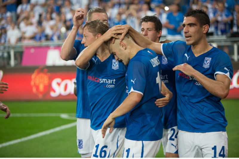 Фоторепортаж с матча первого отборочного раунда Лиги Европы «Лех» — «Жетысу» 2:0