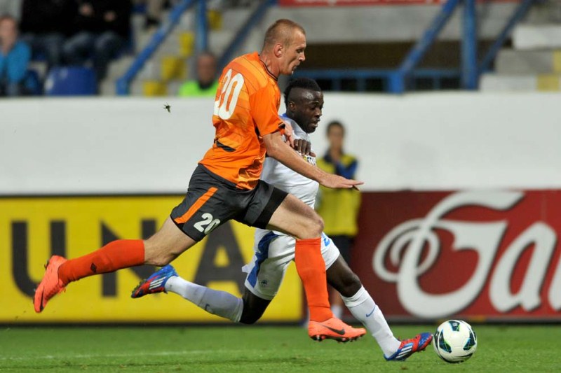 Фоторепортаж с матча второго отборочного раунда Лиги Чемпионов «Слован» — «Шахтер» 1:0