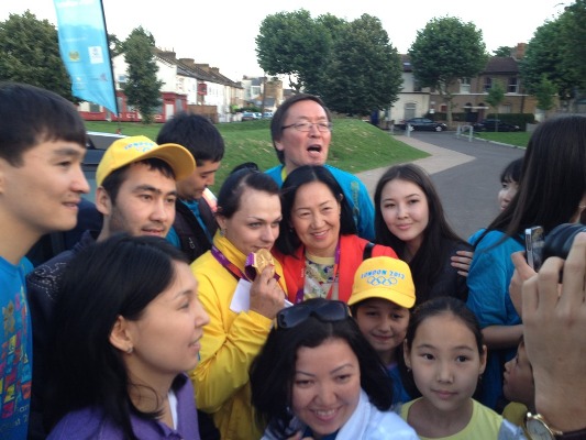 Фоторепортаж со встречи Светланы Подобедовой в казахстанском пресс-центре в Лондоне