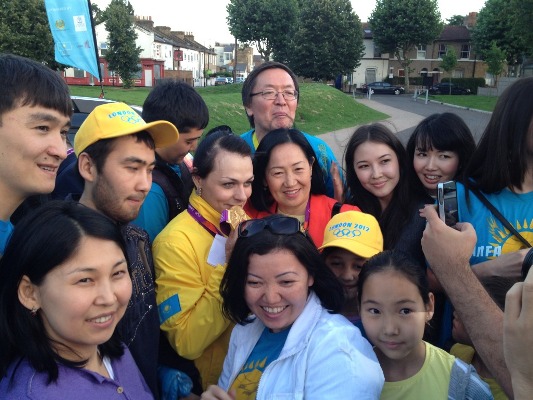 Фоторепортаж со встречи Светланы Подобедовой в казахстанском пресс-центре в Лондоне