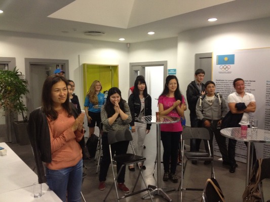 Фоторепортаж со встречи Ильи Ильина в казахстанском пресс-центре в Лондоне