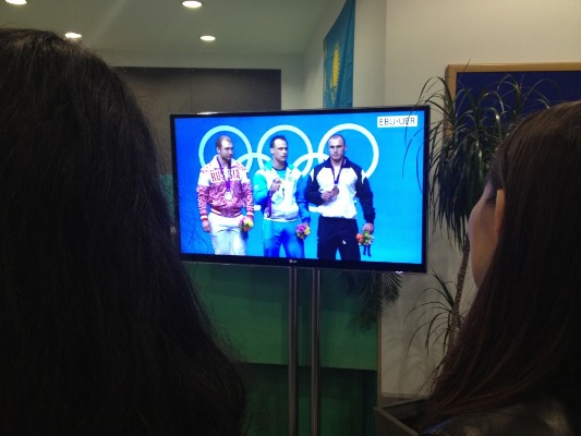 Фоторепортаж со встречи Ильи Ильина в казахстанском пресс-центре в Лондоне