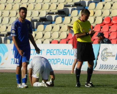 Фоторепортаж с матча 19-го тура Премьер-Лиги «Тобол» — «Сункар» 4:0