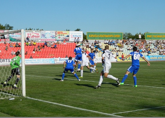 Фоторепортаж с матча 19-го тура Премьер-Лиги «Тобол» — «Сункар» 4:0