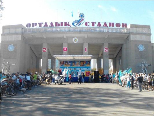 В Алматы завершился веломарш в честь Олимпийцев