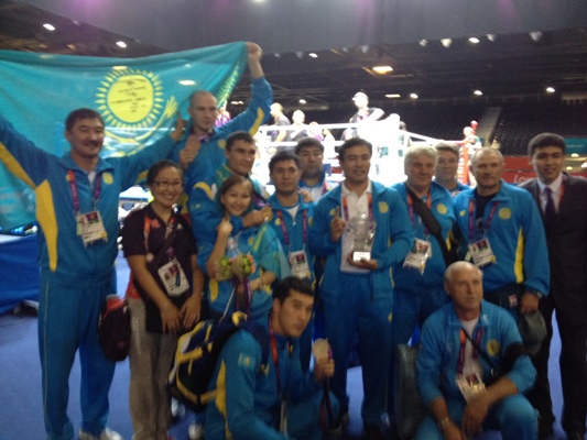 Фотографии казахстанских боксеров после Олимпиады