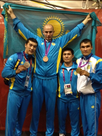 Фотографии казахстанских боксеров после Олимпиады