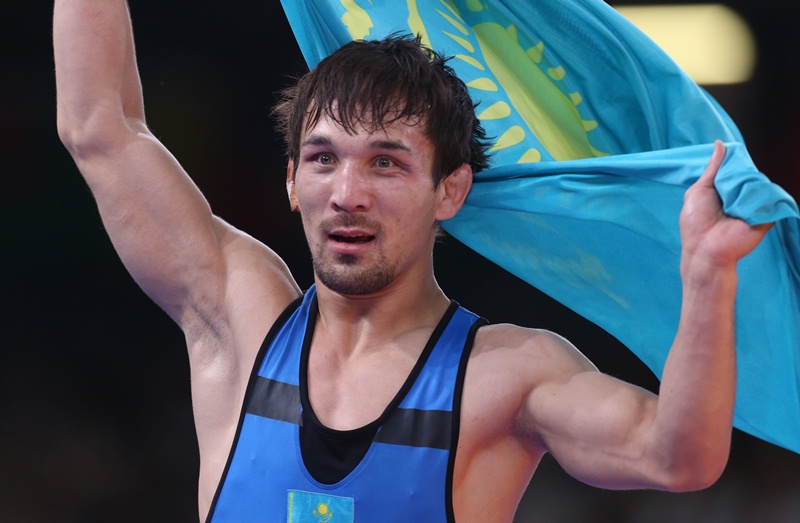 Фоторепортаж с выступления Акжурека Танатарова на Олимпиаде