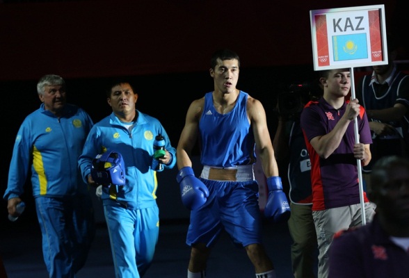 Фоторепортаж с выступления Адильбека Ниязымбетова на Олимпиаде