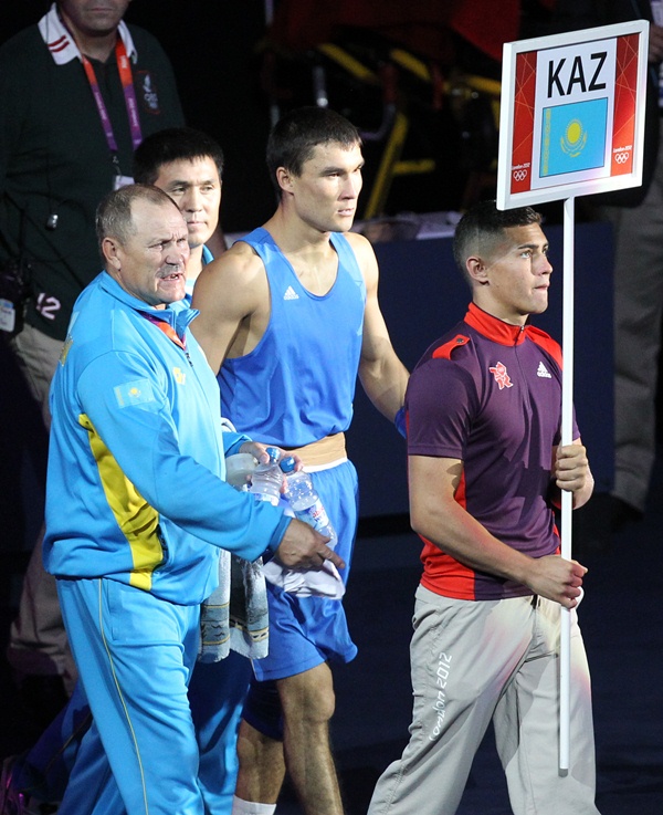 Фоторепортаж с выступления Серика Сапиева на Олимпиаде