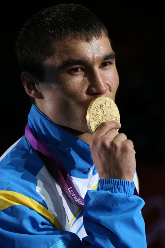 Фоторепортаж с выступления Серика Сапиева на Олимпиаде