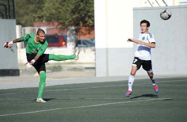 Фоторепортаж с матча 19-го тура Первой лиги «Каспий» — «Байтерек» 0:0