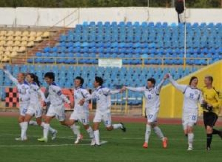 Женщины выиграли на финише