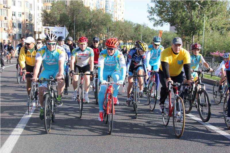 3 тысячи алматинцев приняли участие в велопробеге