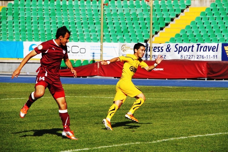 Фоторепортаж с матча 23-го тура Премьер-Лиги «Кайрат» — «Акжайык» 2:1
