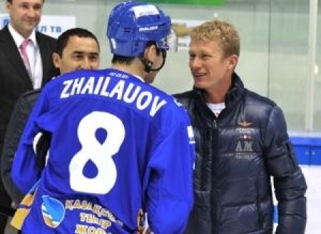 Талгат Жайлауов и Александр Винокуров