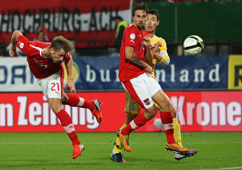 Фоторепортаж матча отборочного турнира Чемпионата Мира 2014 Австрия — Казахстан 4:0