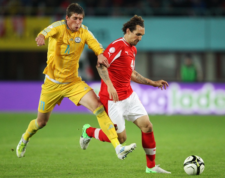 Фоторепортаж матча отборочного турнира Чемпионата Мира 2014 Австрия — Казахстан 4:0