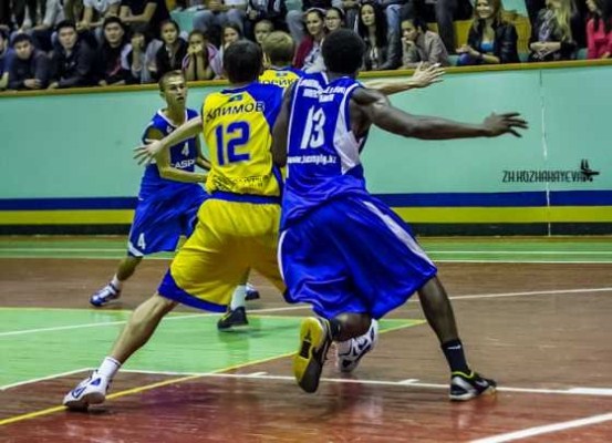 Фоторепортаж с матча Национальной лиги «Каспий» — «Астана» 56:80