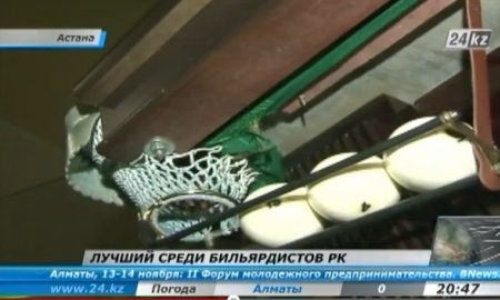 В Астане завершился турнир по русскому бильярду на Кубок двукратного олимпийского чемпиона Ильи Ильина