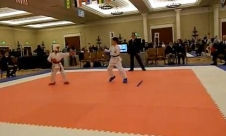 Юный казахстанец завоевал золото на международном турнире по каратэ в Лас-Вегасе