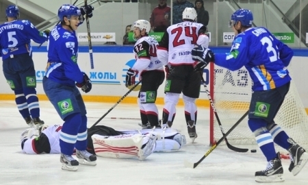 «Барыс» — «Автомобилист» 7:2. Уверенная победа