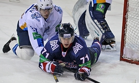 Фоторепортаж с матча КХЛ «Металлург» Мг — «Барыс» 5:1