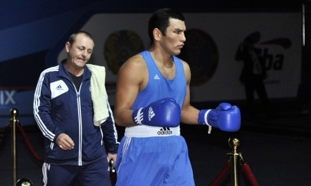 Фоторепортаж с вечерней сессии второго дня четвертьфиналов чемпионата Казахстана по боксу