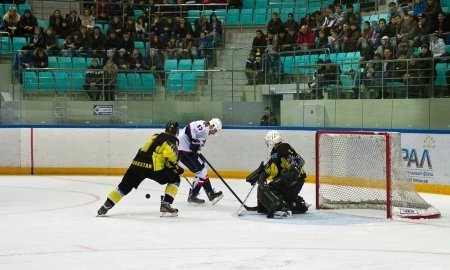 Фоторепортаж с матча ВХЛ «Сарыарка» — «Сокол» 4:3
