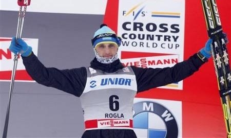 <strong>Алексей Полторанин выиграл масс-старт на Кубке Альпийских стран</strong>