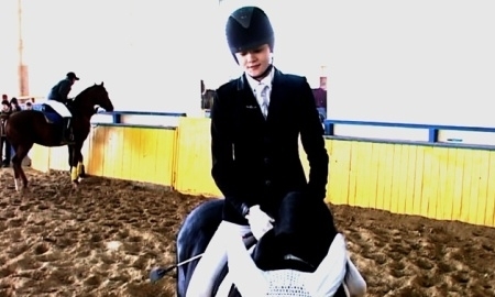 Екатерина Орловская со своим другом по кличке Гордый