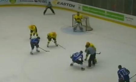 Видеообзор матча ВХЛ «Кристалл» — «Сарыарка» 1:2