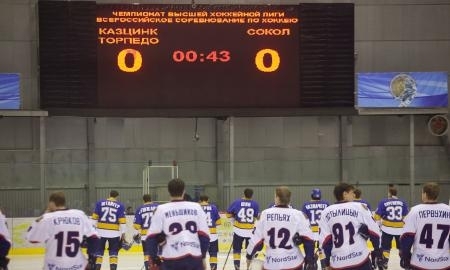 Фоторепортаж с матча ВХЛ «Казцинк-Торпедо» — «Сокол» 5:1