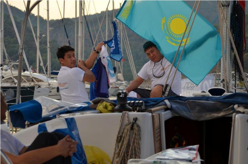 Сборная Казахстана на международной парусной регате Ocean Medi Cup