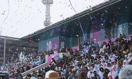 Спортивный праздник на стадионе Восток