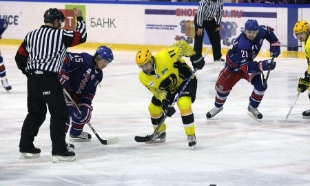 Фоторепортаж с матча ВХЛ «Юность-Минск» — «Сарыарка» 4:6 