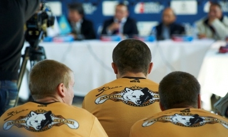 Фоторепортаж с пресс-конференции матчевой встречи WSV «Astana Arlans» — «Ukraine Otamans»